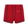 Women's High Waisted Ringer Yoga Shorts