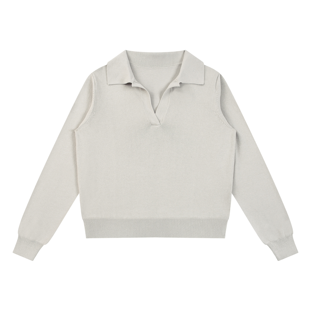 Women’s Collared Pullover Knit Sweater