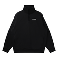 Quarter-Zip Drop Shoulder Sweatshirt