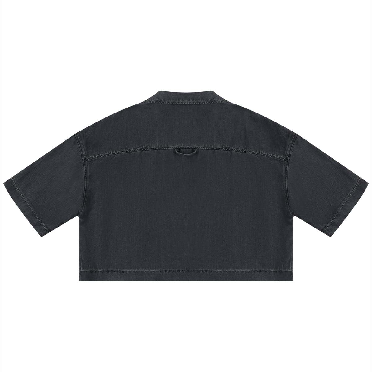 Women's Vintage Wash Boxy Cropped Shirt