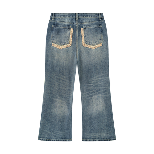 Men's Vintage Wash Denim Jeans