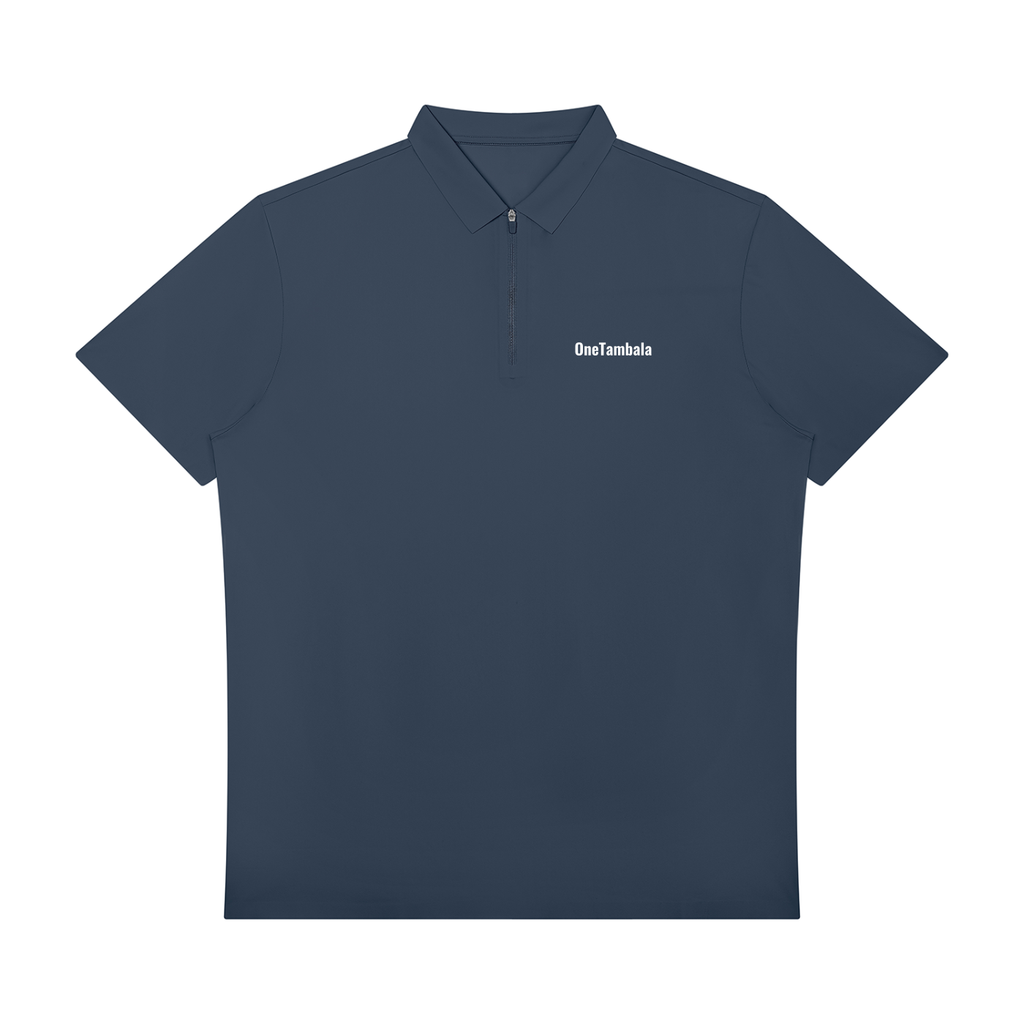 Men's Quarter-Zip Performance Polo Shirt