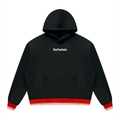 Unisex Oversized Color Block Fleece Hoodie