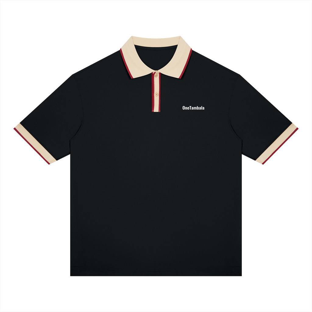 Unisex Color Block Polo Shirt