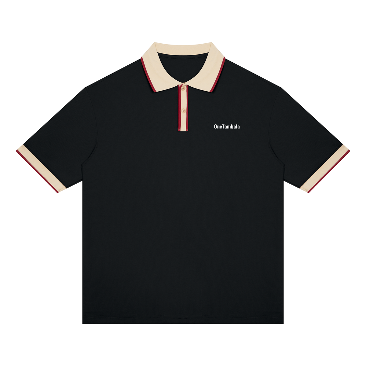 Unisex Color Block Polo Shirt