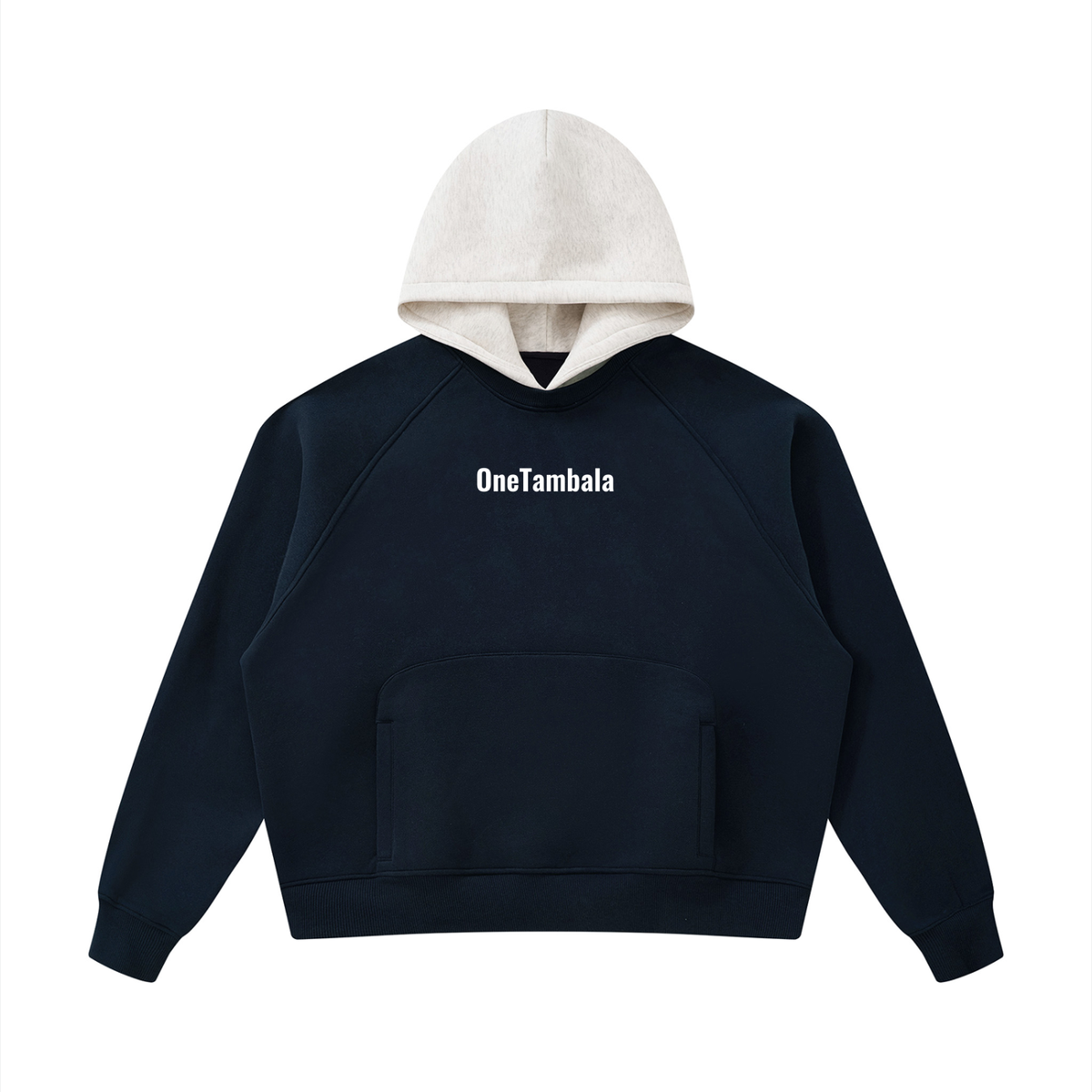 Unisex Fleece Raglan Color Block Hoodie