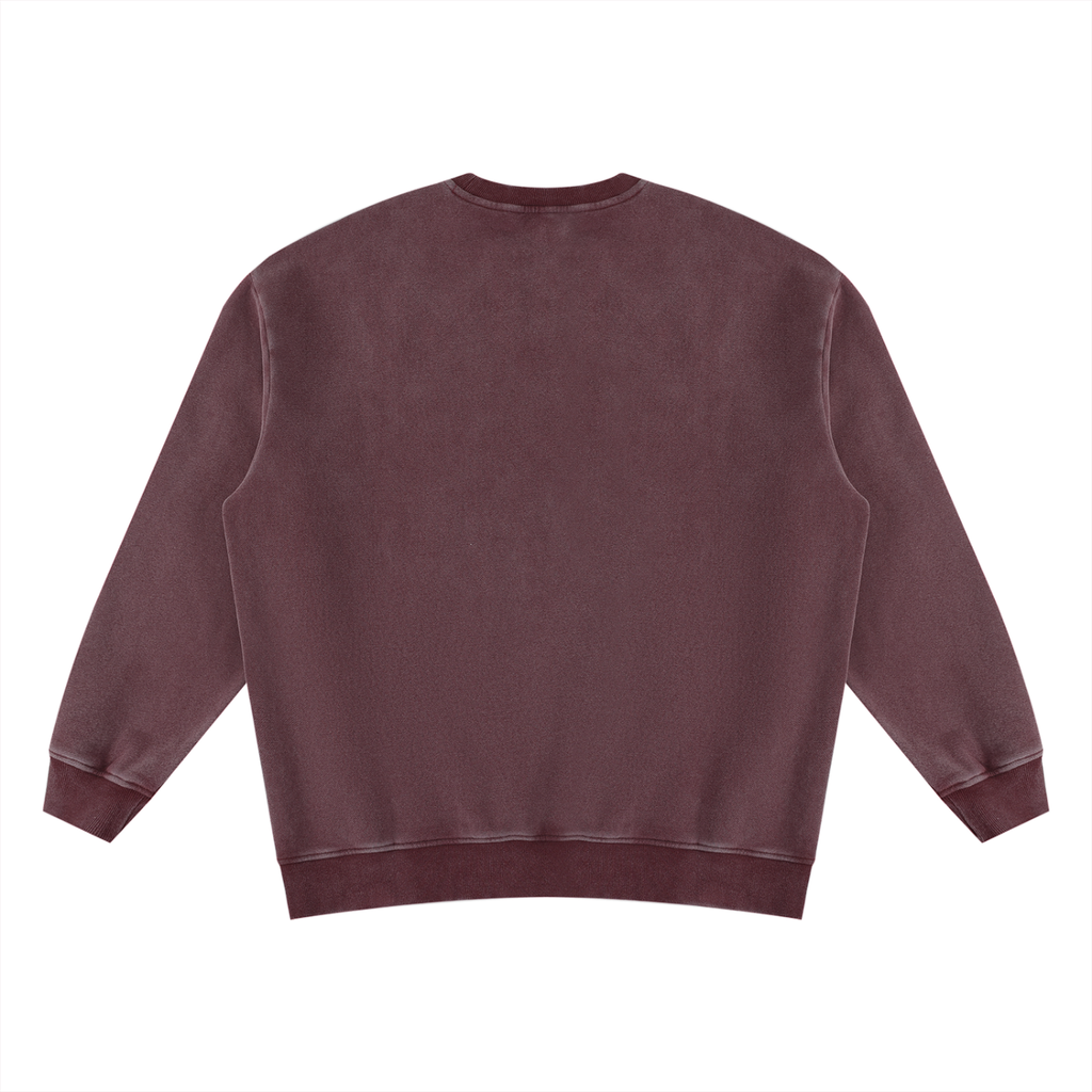 Unisex Vintage Wash Fleece Sweatshirt
