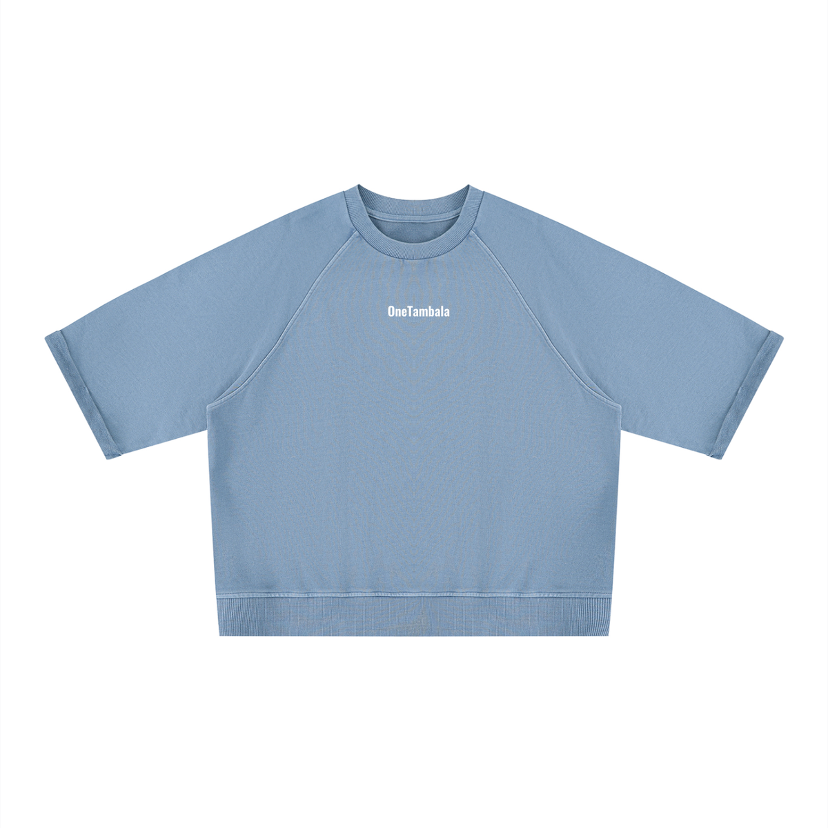 Unisex Vintage Wash Boxy Short Sleeve Sweatshirt