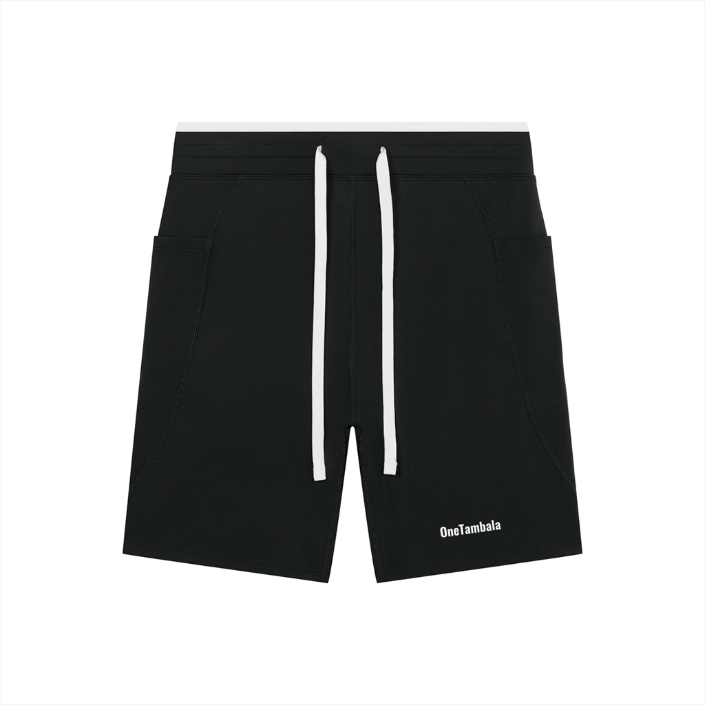 Women's High Rise Color Block Yoga Shorts