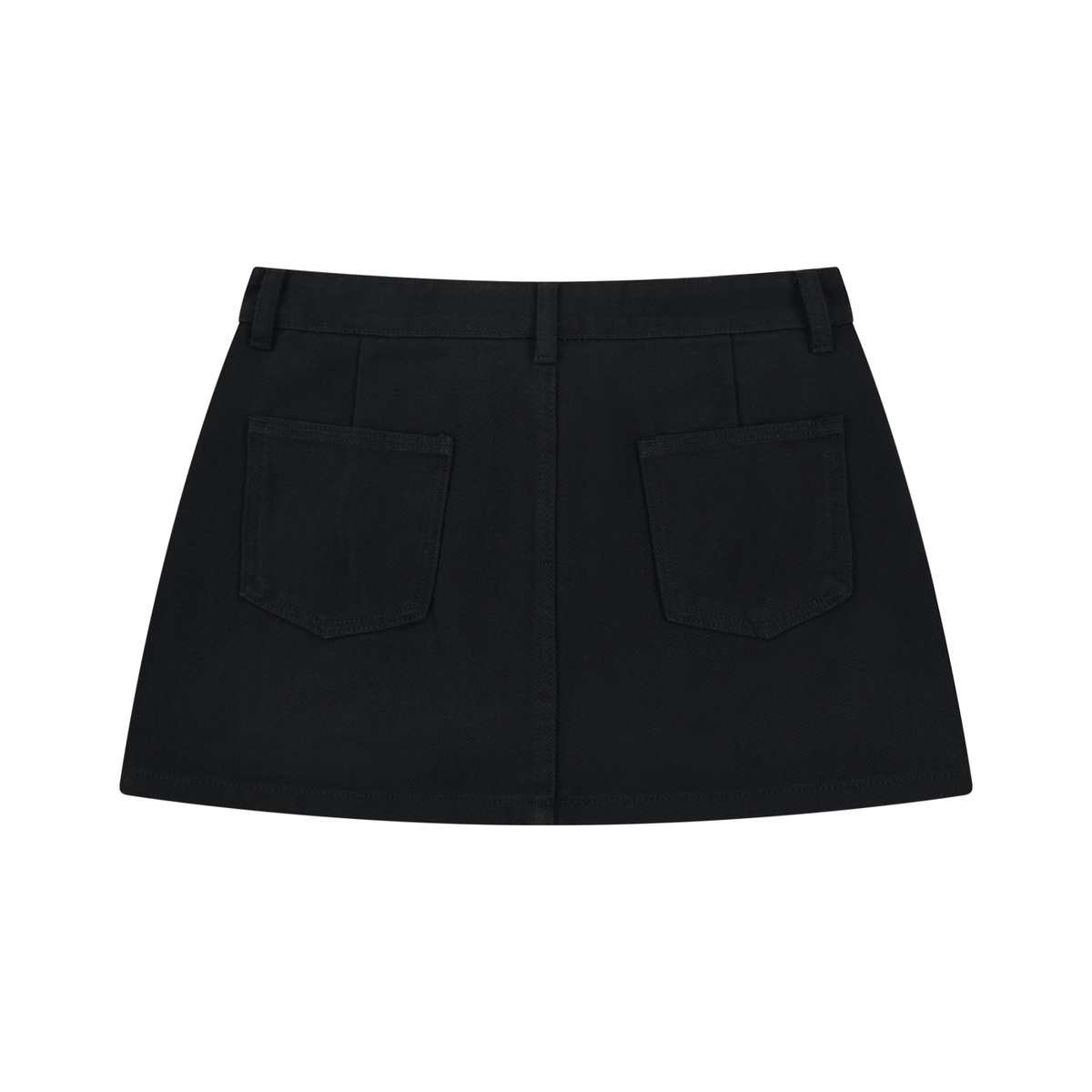 Women's Studded Denim Mini Skirt