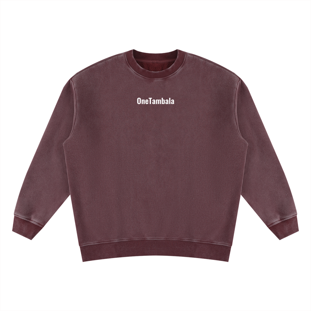 Unisex Vintage Wash Fleece Sweatshirt