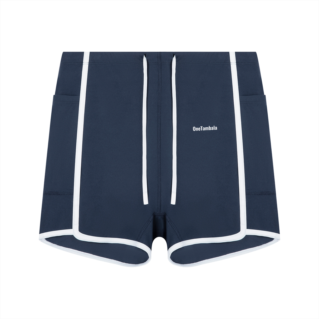 Women's High Waisted Ringer Yoga Shorts