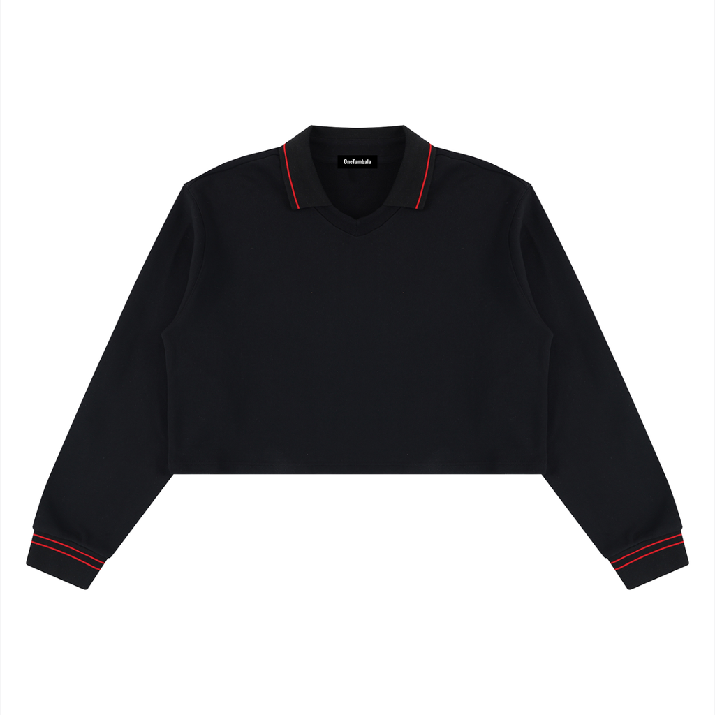 Women’s Crop Collared Sweatshirt