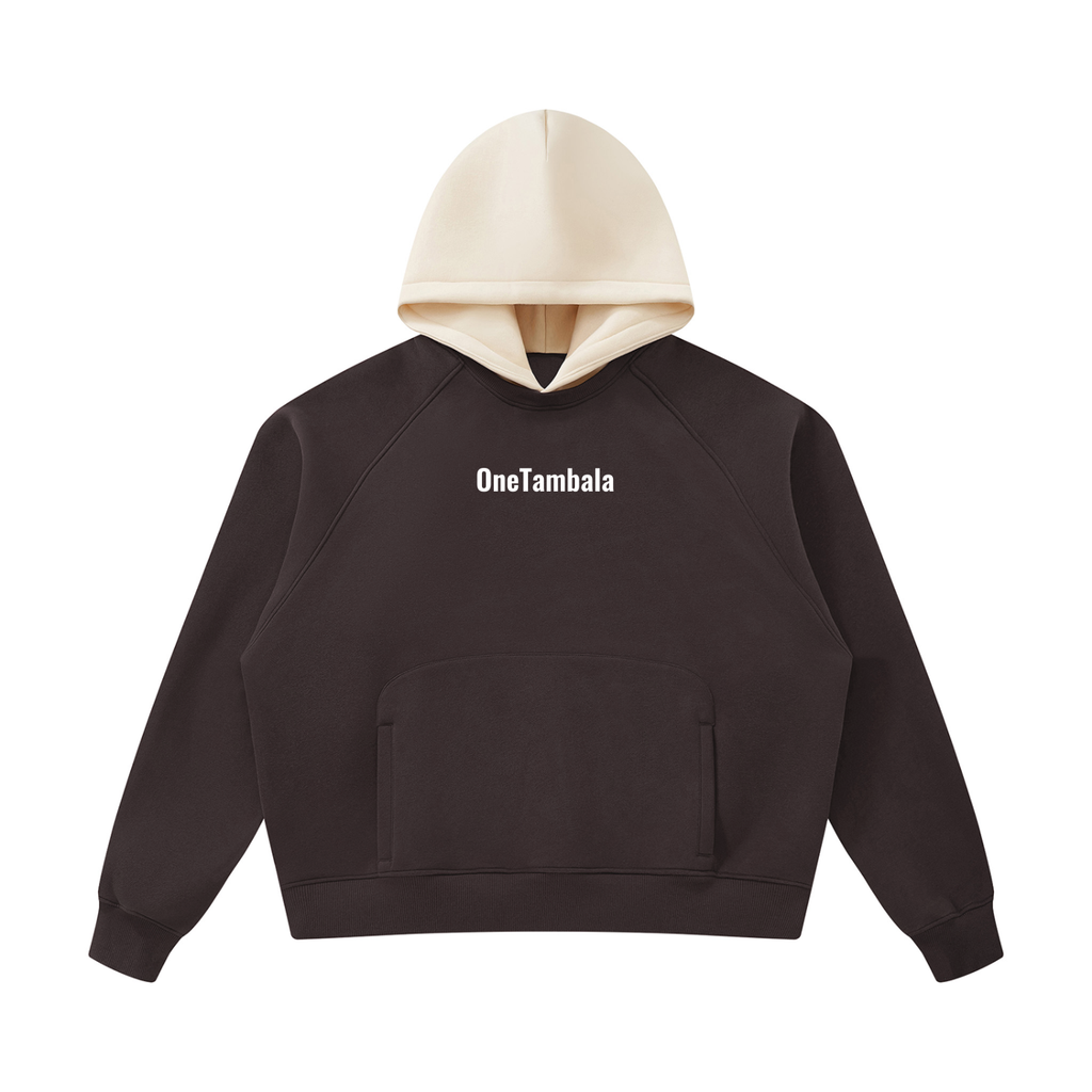 Unisex Fleece Raglan Color Block Hoodie