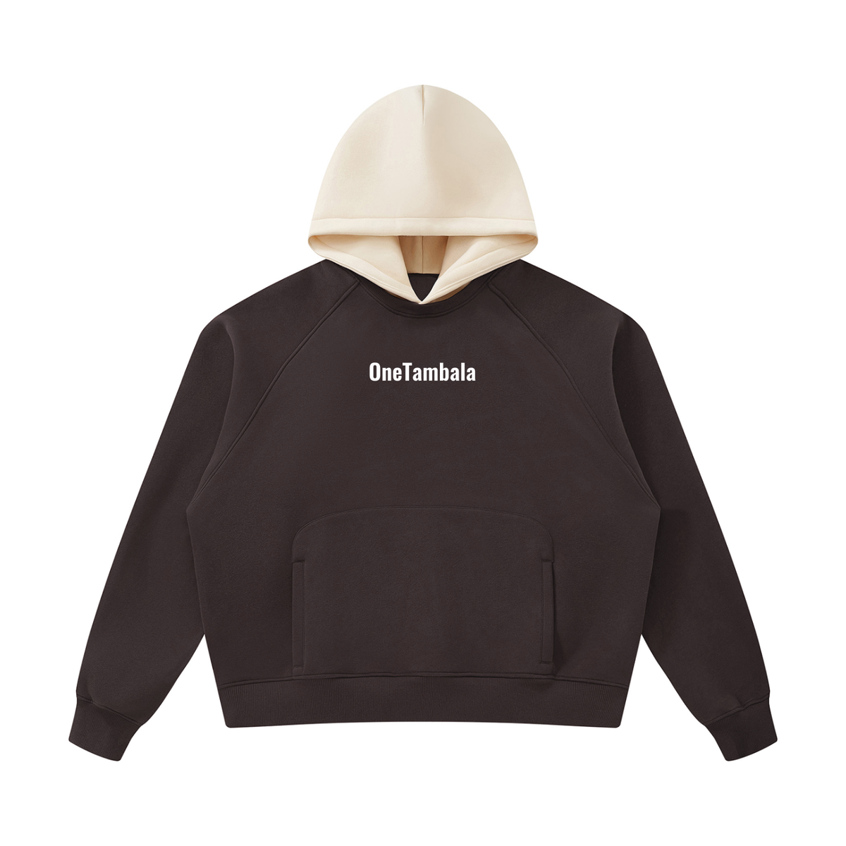 Unisex Fleece Raglan Color Block Hoodie