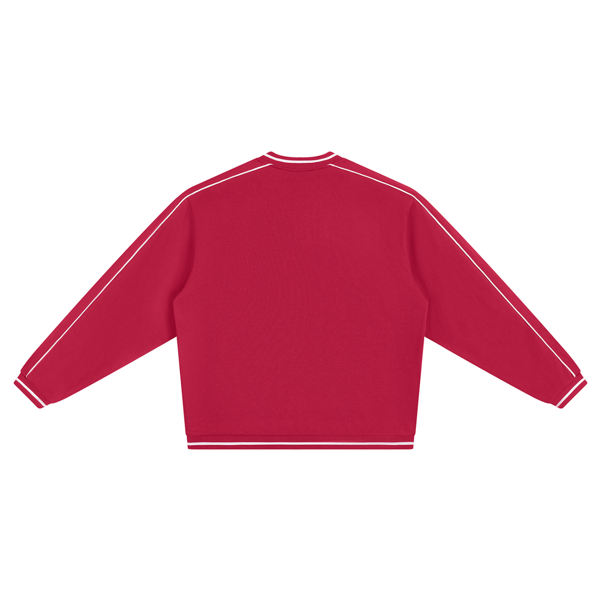 Unisex Color Block V-Neck Sweatshirt