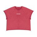 Unisex Vintage Wash Raw Edge Boxy T-Shirt