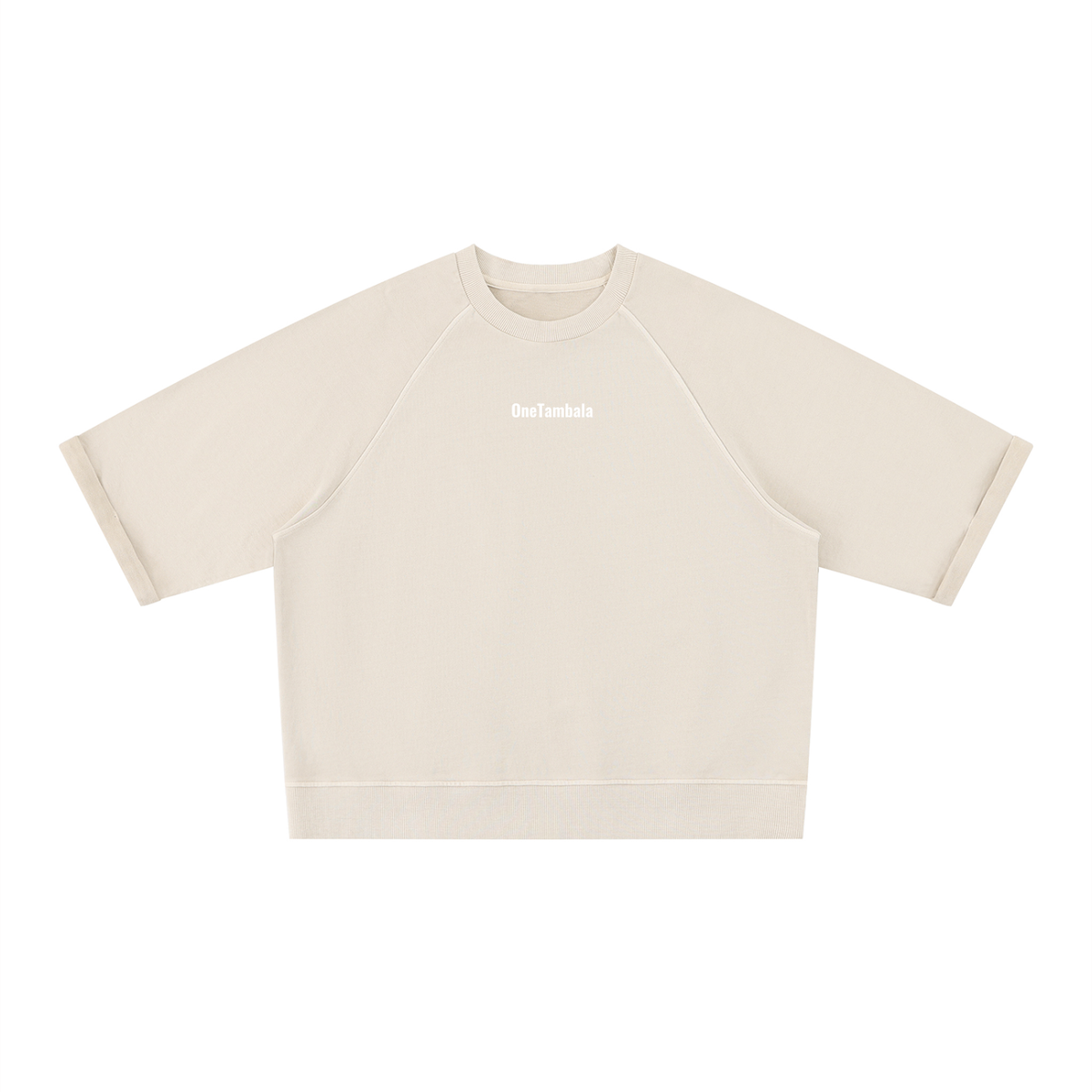 Unisex Vintage Wash Boxy Short Sleeve Sweatshirt